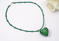 "Envy" Heart Pendant Necklace
