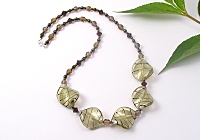 Green Swirl Necklace