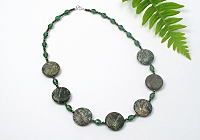 Forest Green Jasper Necklace