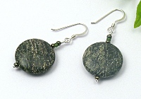 Forest Green Jasper Earrings