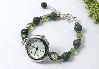 Russian Serpentine Beaded Watch