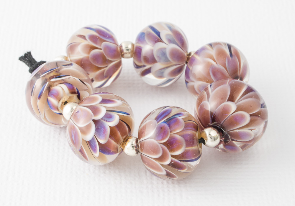 Silver Glass Lampwork Beads By Ciel Creations silver-glass-lampwork-beads-by-ciel-creations