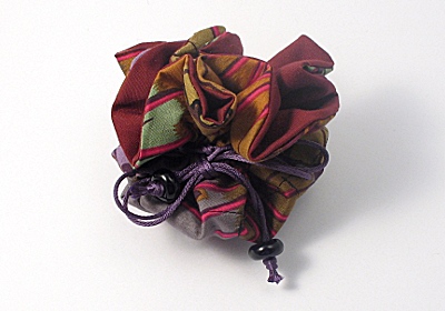 Red Flower Jewellery Pouch