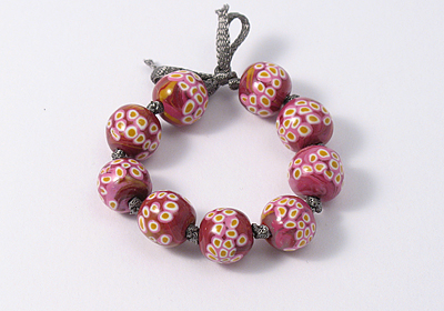 Pink Polymer Clay Beads Pink Polymer Clay Beads