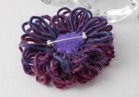 Purple Flower Brooch alternative view 1
