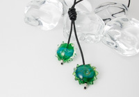 Shimmery Green Lariat alternative view 1