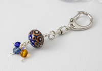 Blue Spotty Handbag Charm