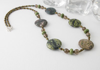 Forest Green Jasper Necklace alternative view 1