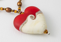 "Tandoori" Heart Pendant Necklace alternative view 1