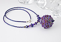 "Violet" Beaded Necklace "Violet" Beaded Necklace