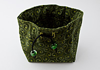 Green Swirl Jewellery Pouch alternative view 1