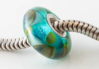 Silver Cored Fritty Lampwork Charm Bead alternative view 1