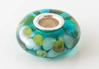 Silver Cored Fritty Lampwork Charm Bead alternative view 2