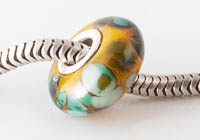 Silver Cored Fritty Lampwork Charm Bead