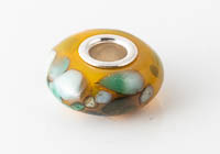 Silver Cored Fritty Lampwork Charm Bead alternative view 2