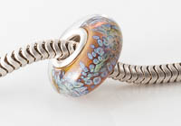 Silver Cored Fritty Lampwork Charm Bead alternative view 1