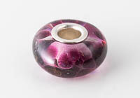 Silver Cored Fritty Lampwork Charm Bead alternative view 2