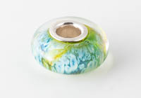 Silver Cored Fritty Lampwork Charm Bead