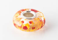 Silver Cored Fritty Lampwork Charm Bead alternative view 2