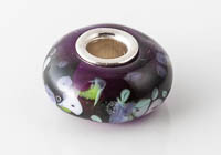 Silver Cored Fritty Lampwork Charm Bead alternative view 1