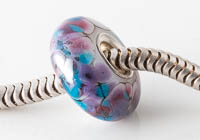 Silver Cored Fritty Lampwork Charm Bead alternative view 2