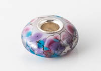 Silver Cored Fritty Lampwork Charm Bead