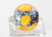 Lampwork Flowery Bead