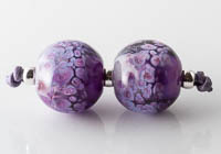 Purple Lampwork Beads