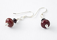 Red Lampwork Earrings alternative view 2