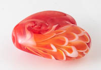 Lampwork Flowery Heart Bead alternative view 2