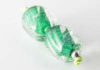 Dichroic Swirly Lampwork Beads alternative view 2