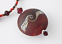 Lampwork Necklace "Rose Red" alternative view 2
