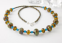 "Ginnie" Lampwork Necklace