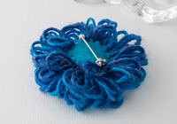 Turquoise Flower Brooch alternative view 1