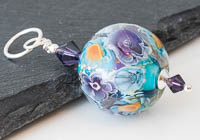 Flower Lampwork Pendant Necklace