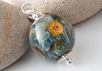 Flower Lampwork Pendant Necklace alternative view 1