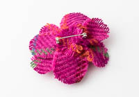 Harris Tweed Flower Brooch alternative view 1