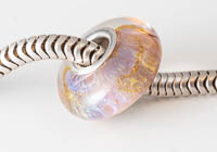 Silver Cored Lampwork Charm Bead