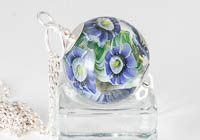 Flower Lampwork Pendant Necklace