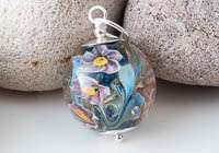 Flower Lampwork Pendant Necklace alternative view 2