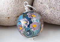 Flower Lampwork Pendant Necklace alternative view 1