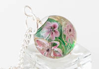 Flower Lampwork Pendant Necklace alternative view 1