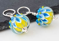 Dahlia Lampwork Charity Pendant alternative view 2