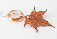 Copper Plated Leaf Pendant alternative view 1