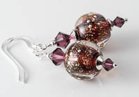 Dichroic Lampwork Earrings alternative view 1