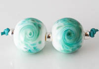 Swirly Lampwork Beads