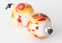 Swirly Lampwork Beads alternative view 2