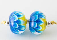 Lampwork Dahlia Beads