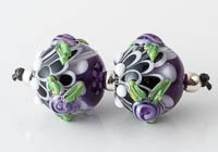 Lampwork Dahlia Beads