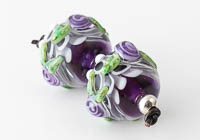 Lampwork Dahlia Beads alternative view 1